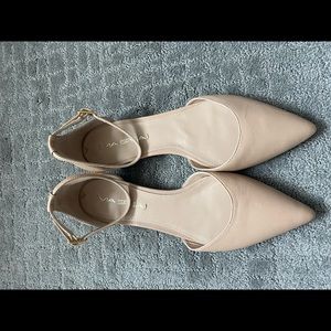 Via Spiga Pointed ankle strap flats